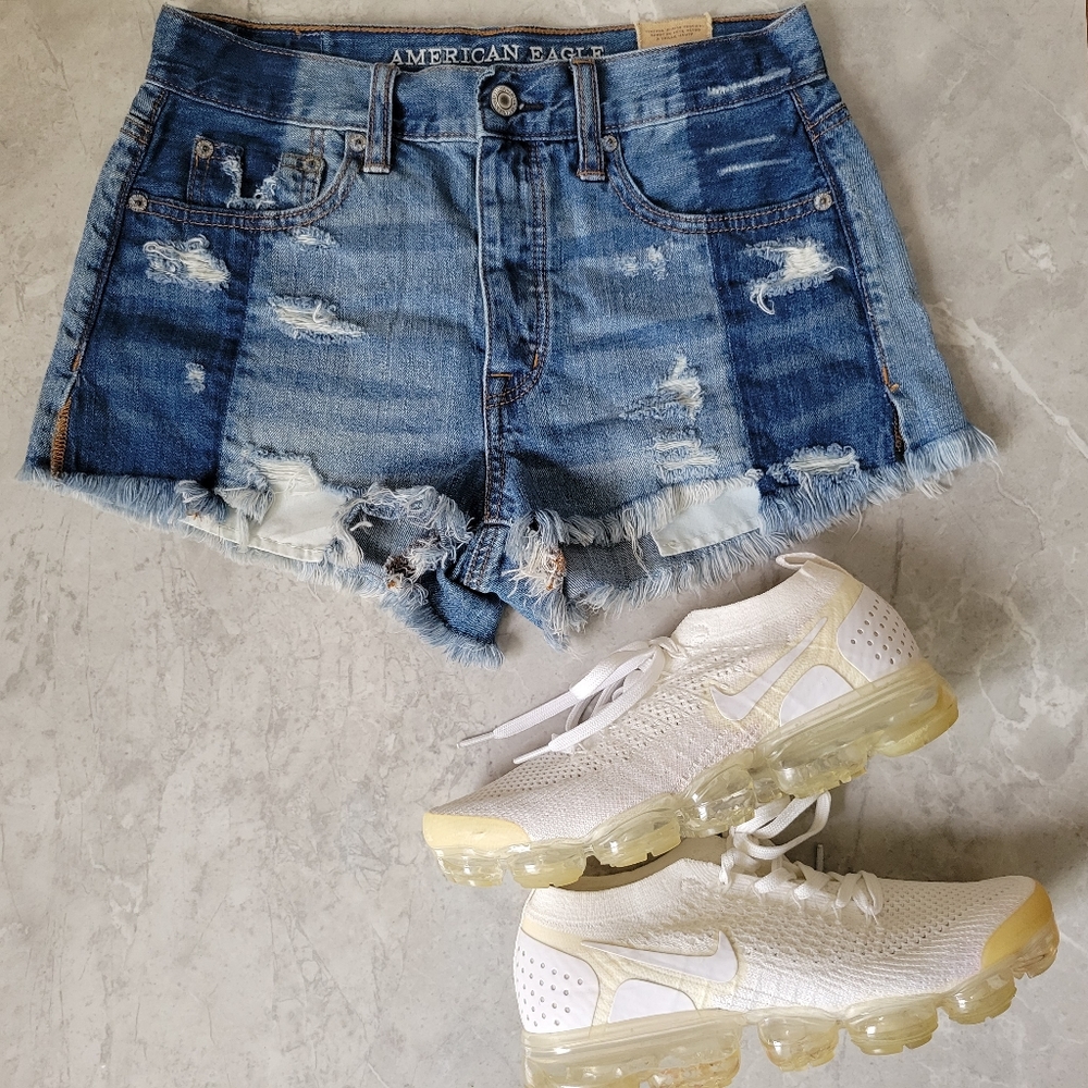American Eagle Outfitters Hi-Rise Vintage denim shorts - Picture 9 of 9